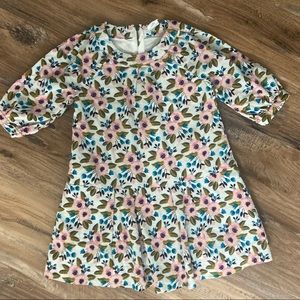 Egg by Susan Lazar Floral Corduroy Dress size 18 m